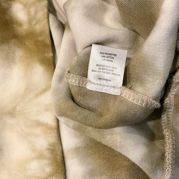 Feat Clothing Blanket Blend Ultra Soft Tie Dye Hoodie - Latté - Picture 6 of 6